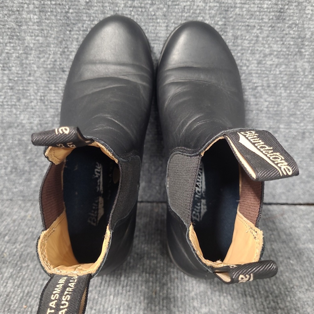 Blundstone  Womens Black Leather Chelsea Boots 1671 US Size 6.5 Block Heel - Picture 6 of 13
